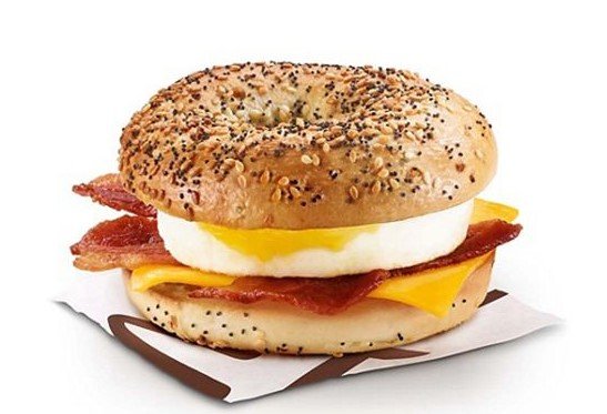 Bacon ‘N Egg Bagel with Everything Bagel