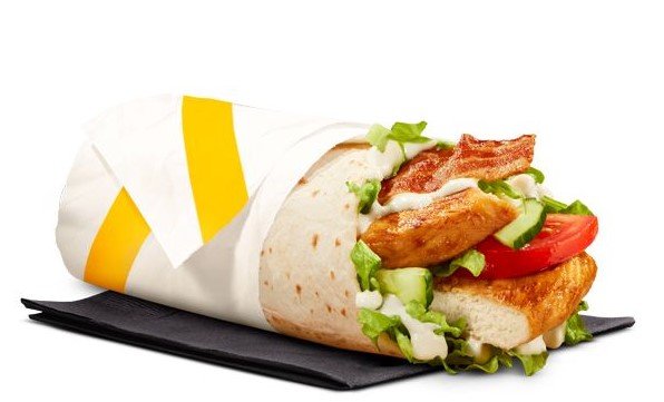 Chicken & Bacon McWrap – Grilled