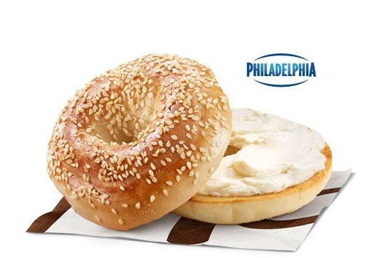Sesame Bagel With Regular Cream Cheese Product
